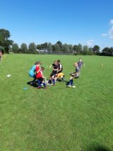 Laatste training S.K.N.W.K. JO11-1 van dit seizoen (16/110)