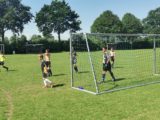 Laatste training S.K.N.W.K. JO11-1 van dit seizoen (87/110)
